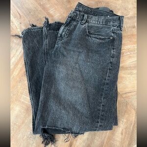 American Eagle Outfitters Charcoal Straight Leg Jeans